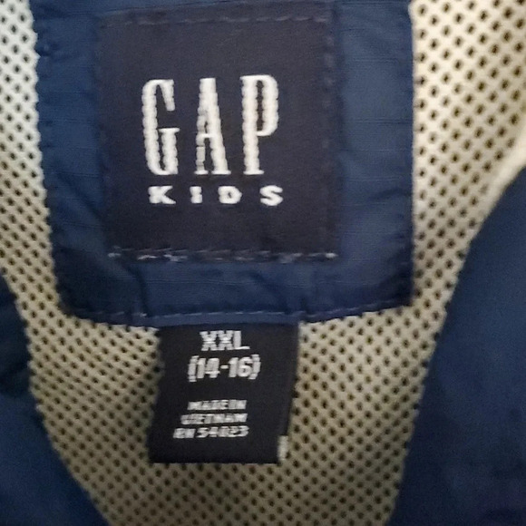 Gap Girls Hooded Zipper Up Windbreaker - Picture 3 of 13